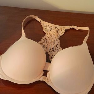 Adorable lace back bra